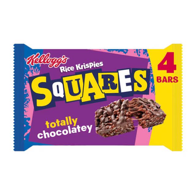 Kellogg's Rice Krispies Squares Chocolate Snack Bars