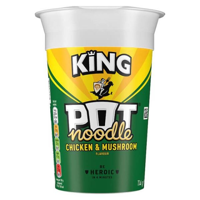Pot Noodle King Pot Noodle Chicken & Mushroom