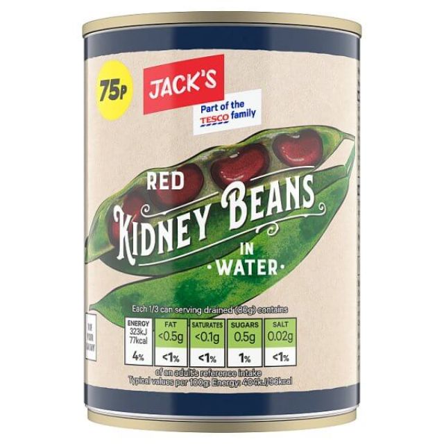 Jacks Red Kidney Beans in Water